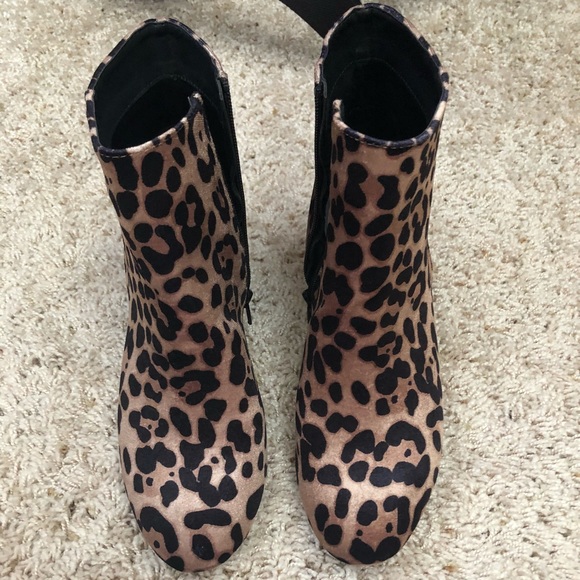 a new day leopard booties